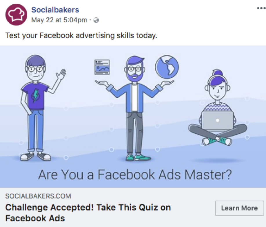 Socialbakers Facebook Audience Engagement Ad Image