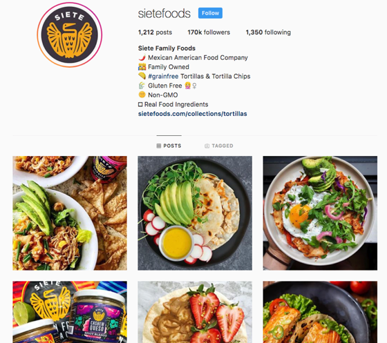 Siete Foods Instagram Photo
